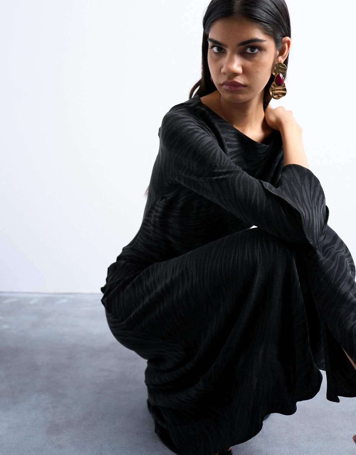 TSDELILAH LS MIDI DRESS