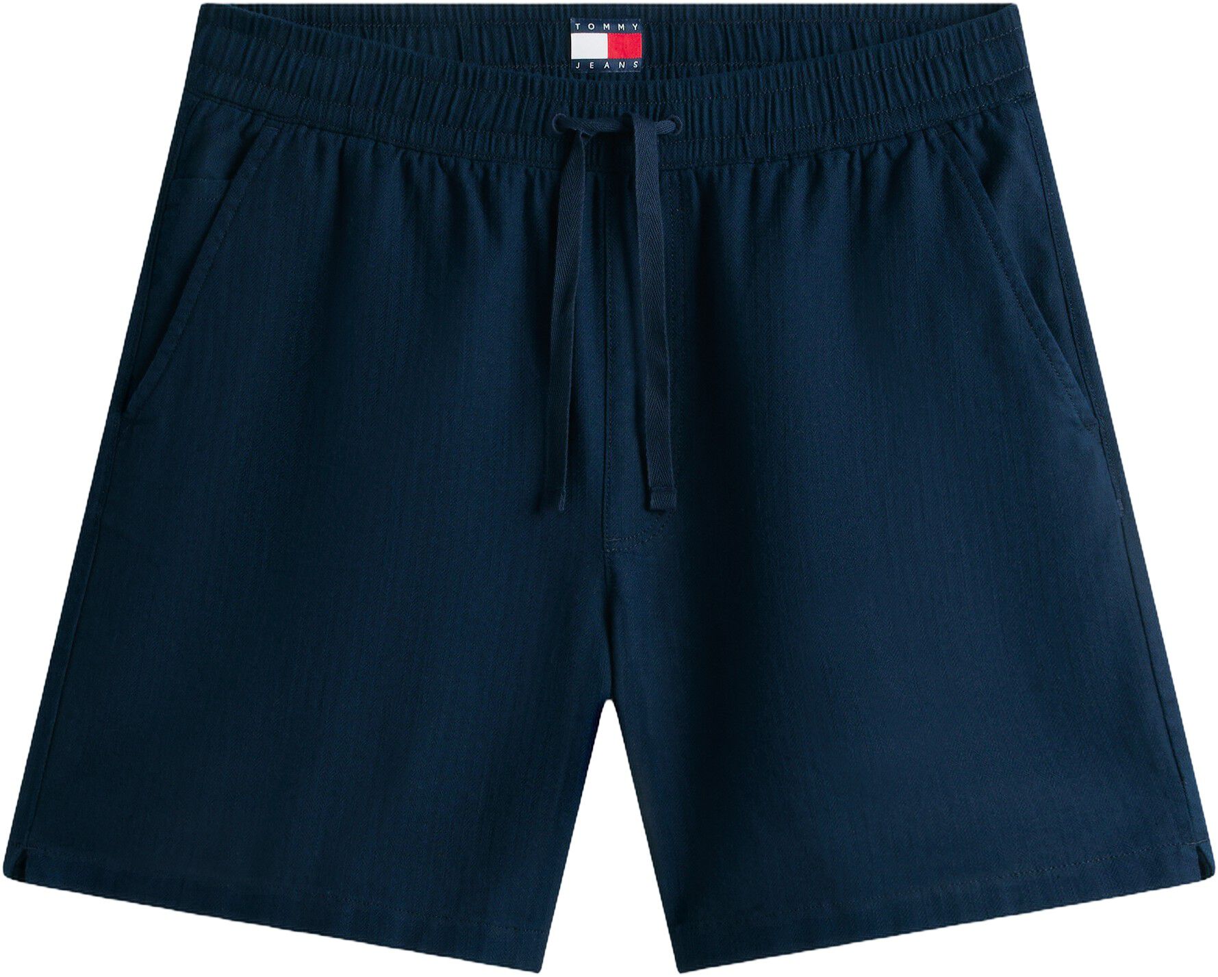 Logo Relaxed Shorts With Linen