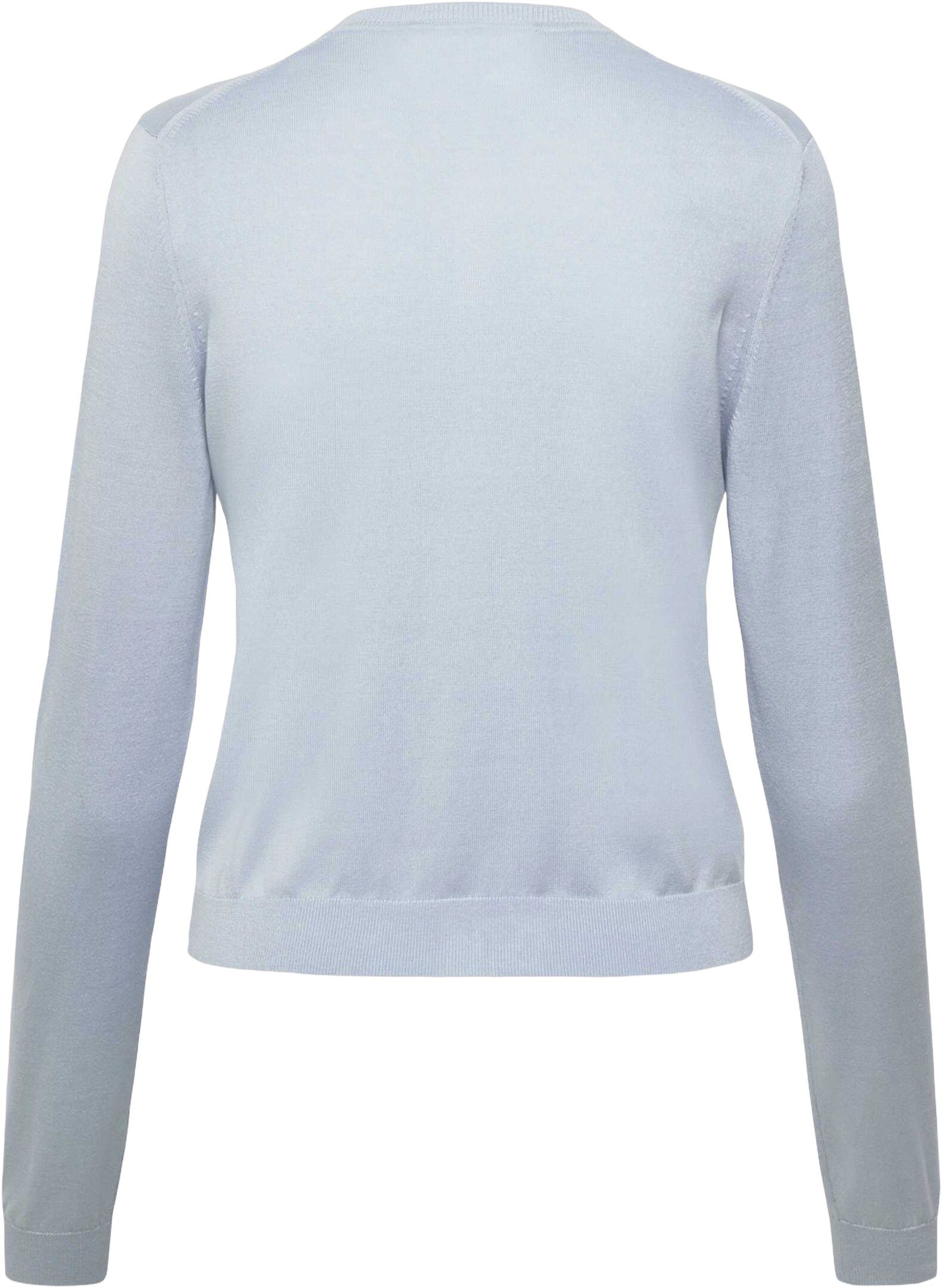 RWCapri Silk LS O-neck Cardigan