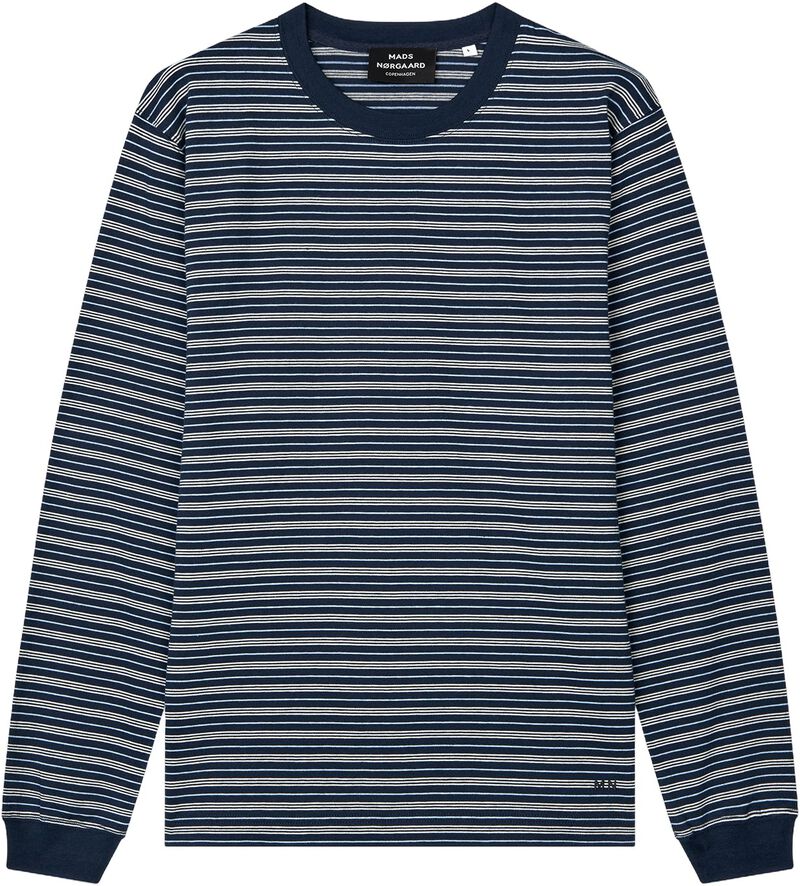 Cotton Jersey Stripe Frode Tee Ls