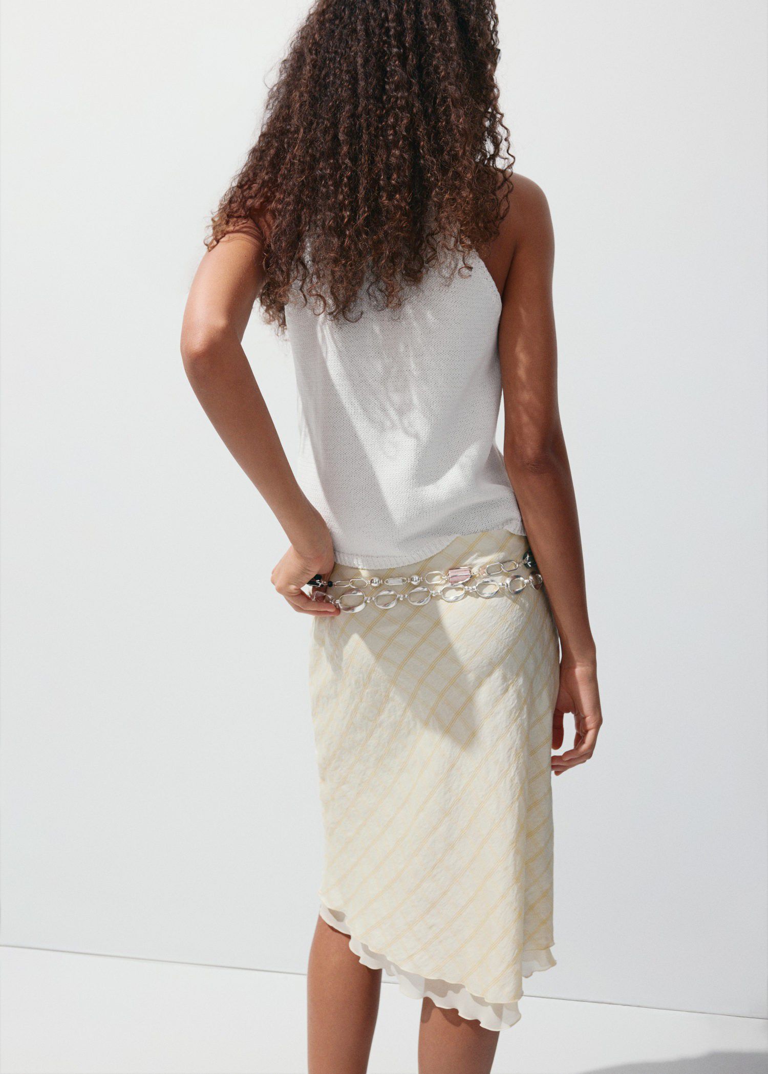 Knit strap top