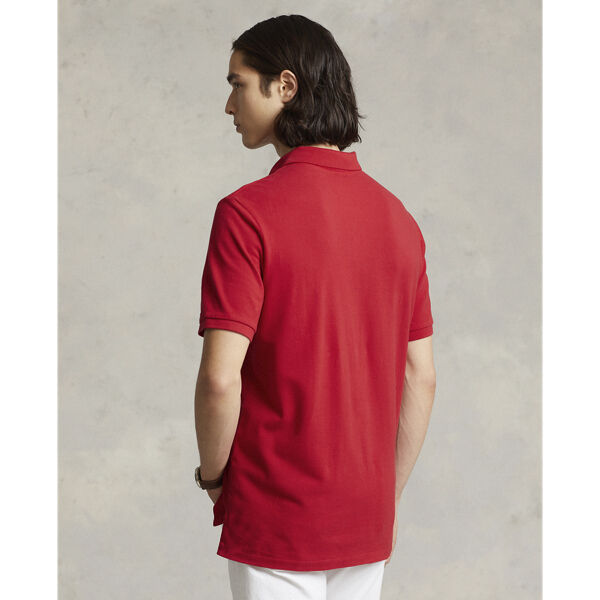 Custom Slim Fit Mesh Polo Shirt