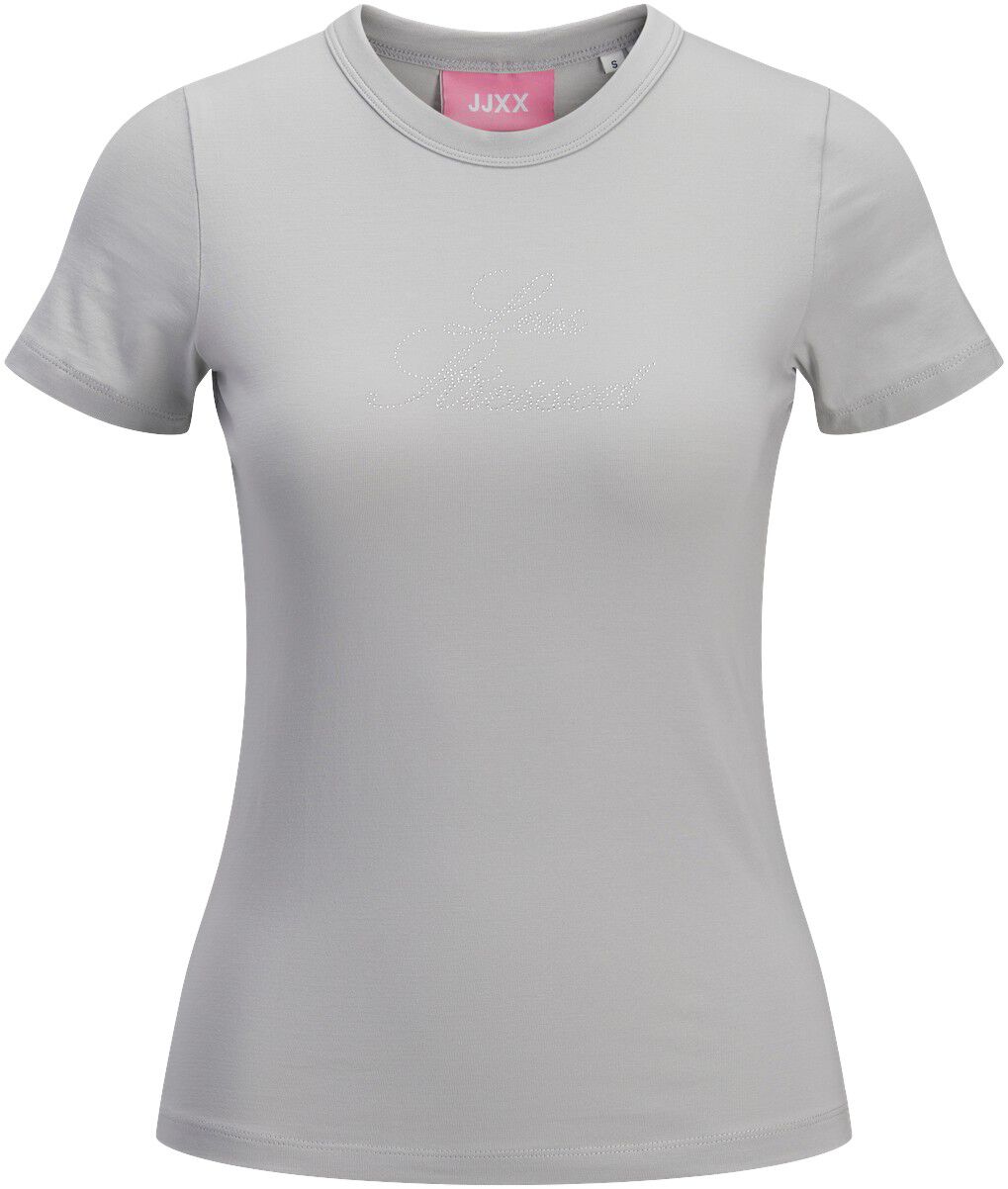 JXGIGI STR SS RHINESTONE TEE JRS LN