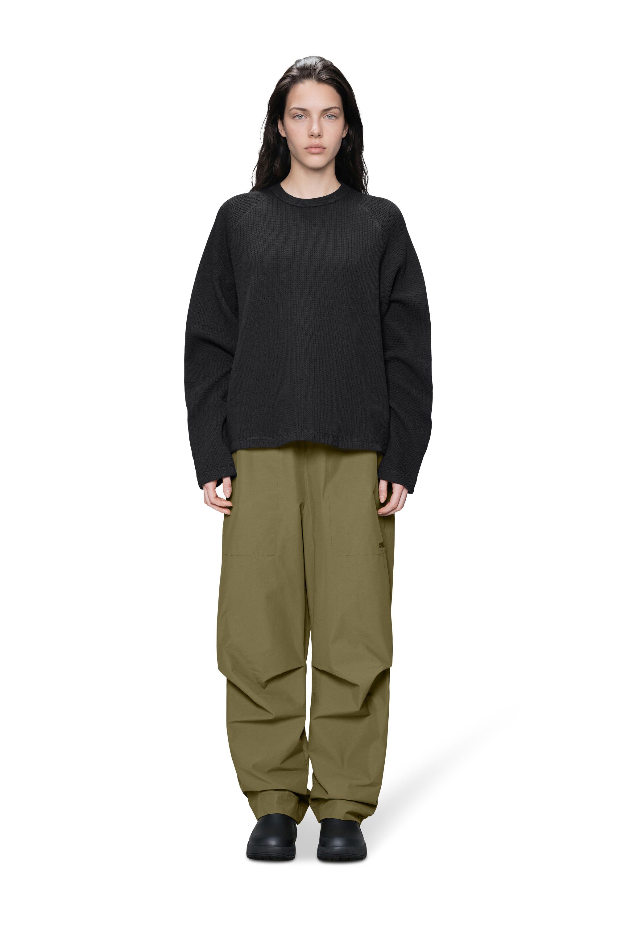 Waffle Long Sleeve T-Shirt Rains