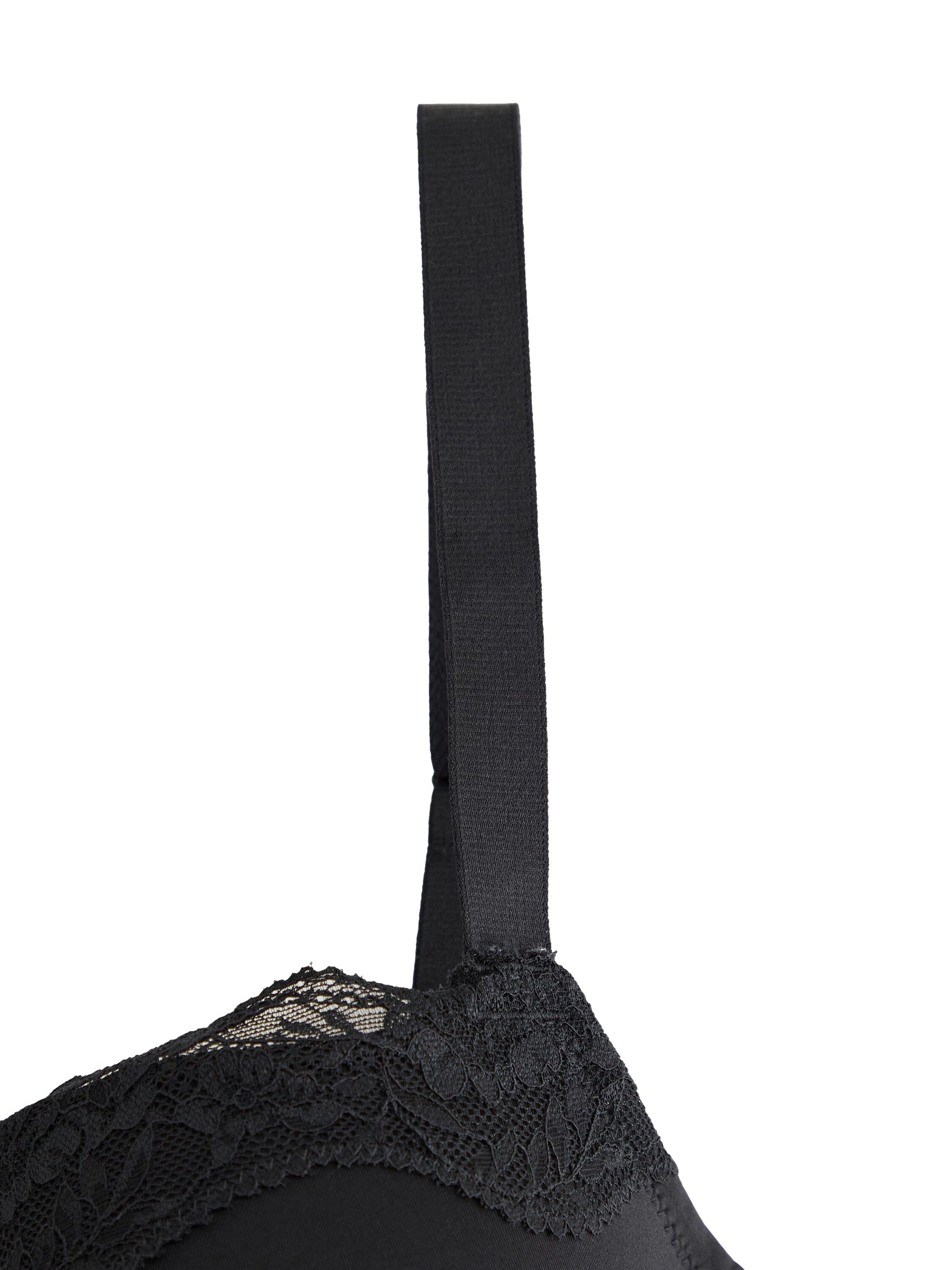 En bekv&auml;m balconette-bh med fin spe