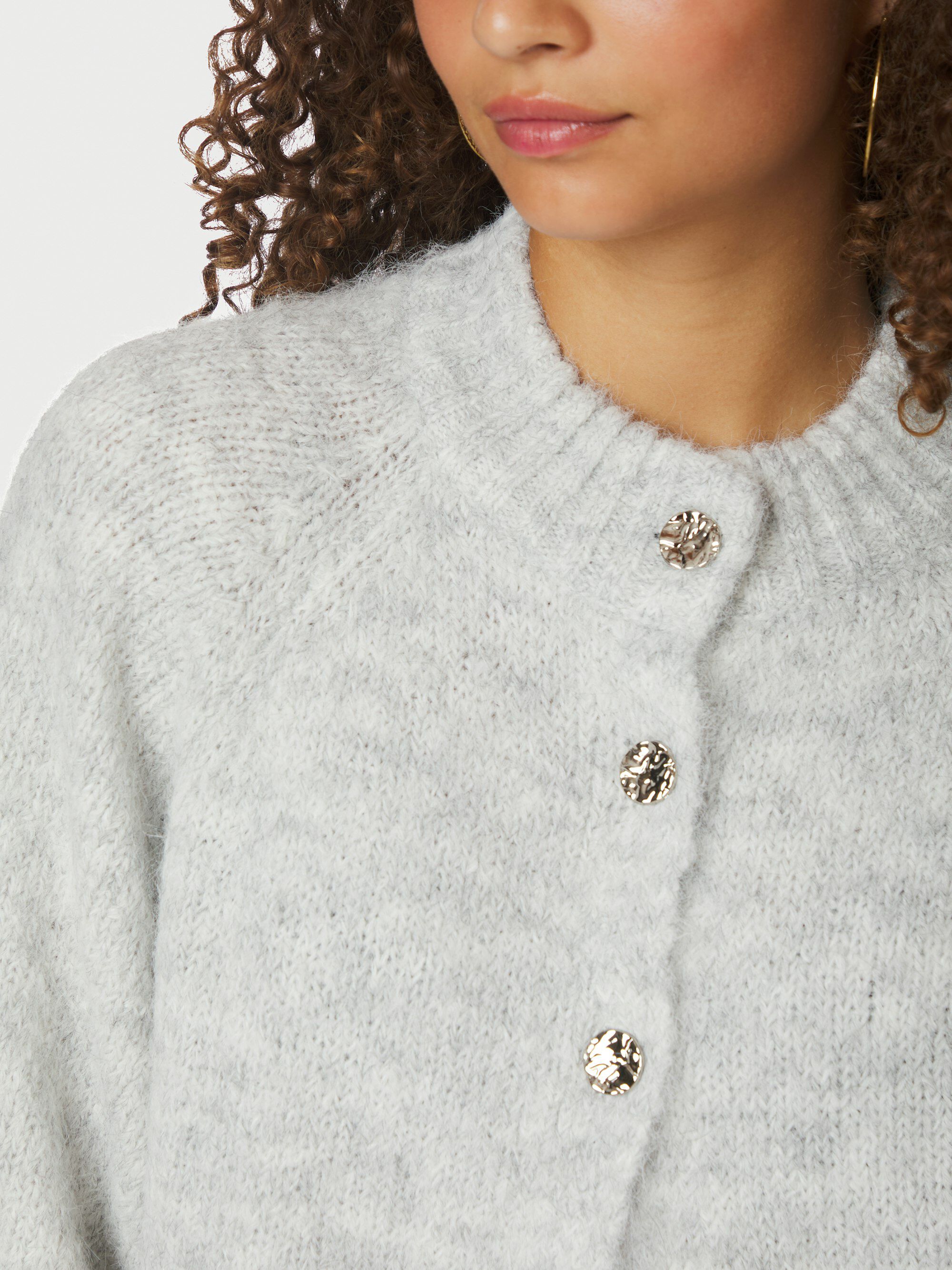 Benuta Fluffy Knit Cardigan