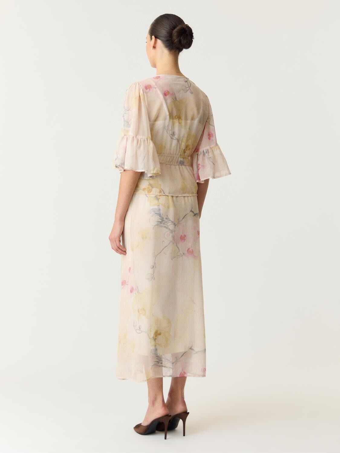 YASBLOMINA 2/4 ANKLE DRESS - SHOW