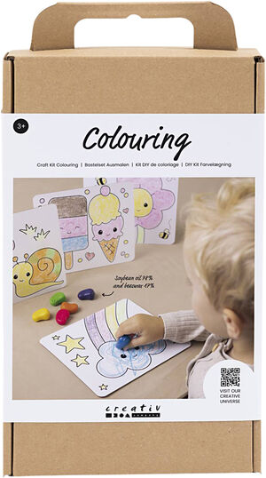 DIY Kit Farvelægning, Tegneplade