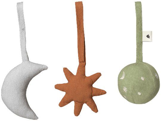 Skye Baby Toys - Set of 3 - Tea Gre