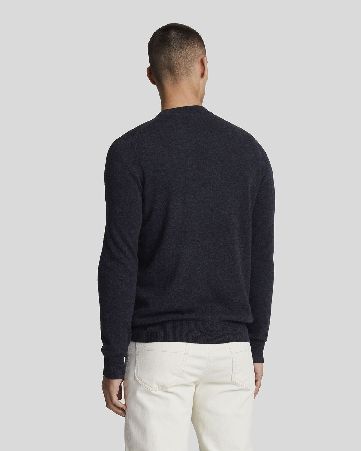 Lambswool Blend Crew Neck Jumper
