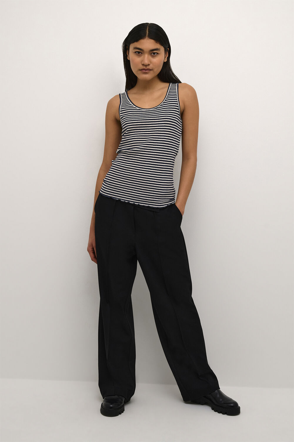 CandaceKB Striped Tank Top