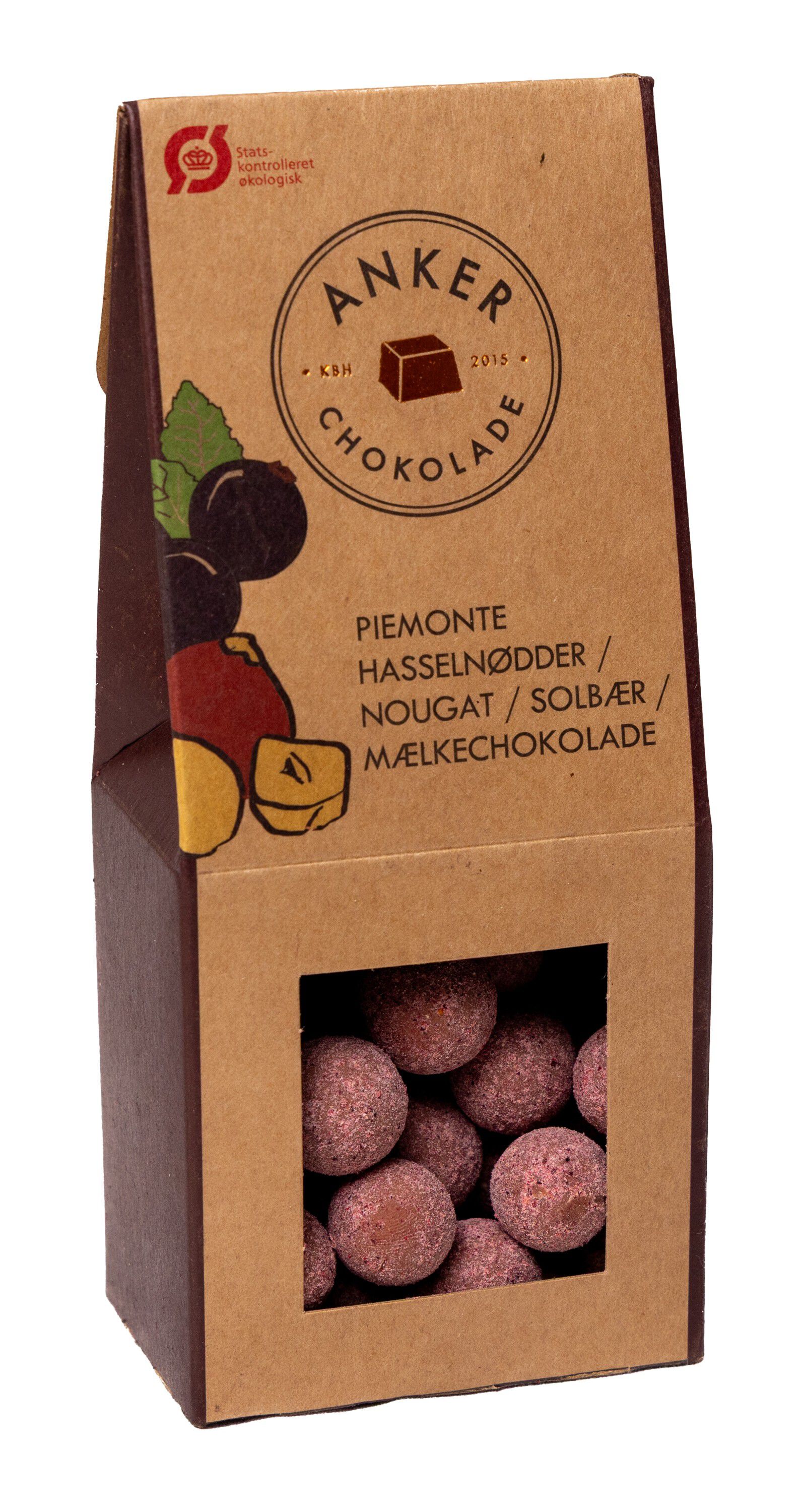 Piemonte hasseln&oslash;dder / nougat / solb&aelig;r / m&aelig;lkechokolade