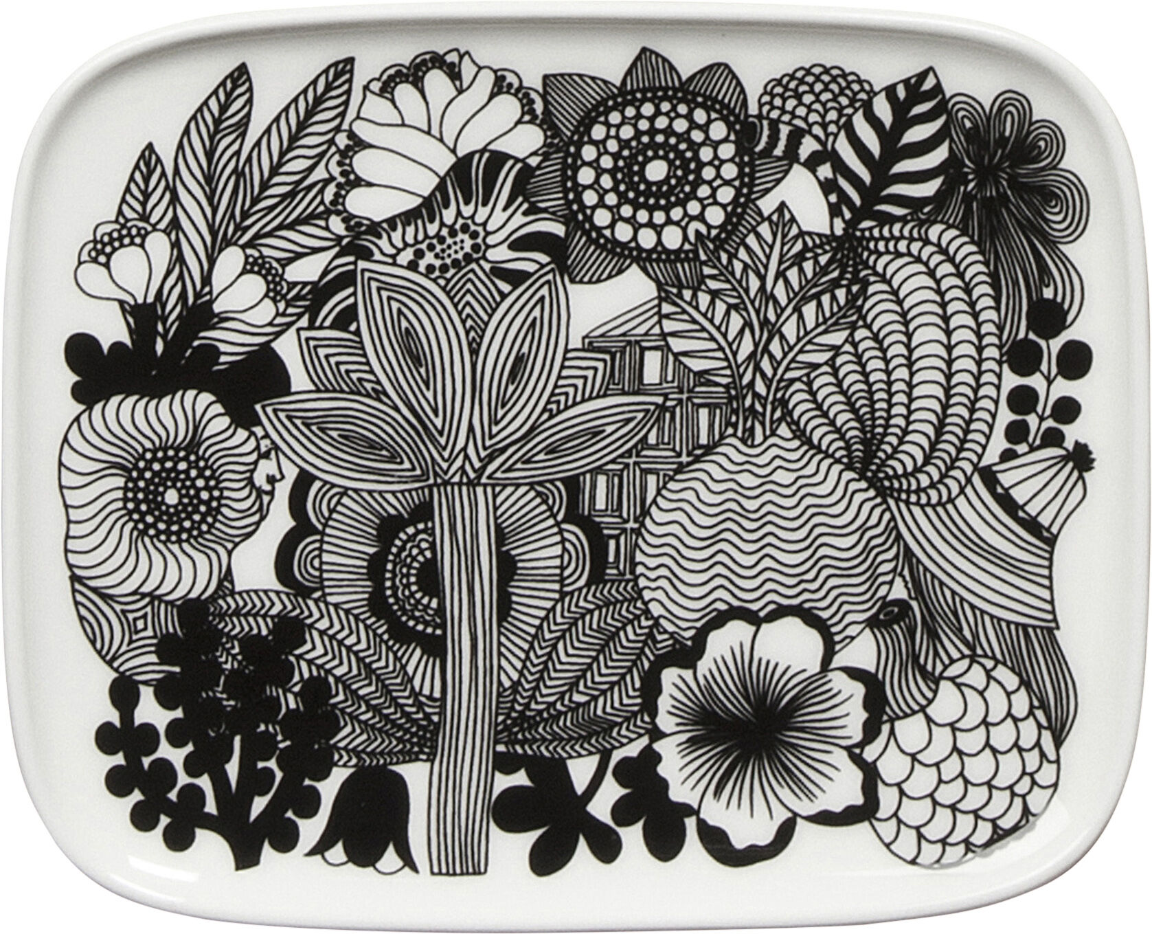 Siirtolapuutarha tallerken 15x12 cm