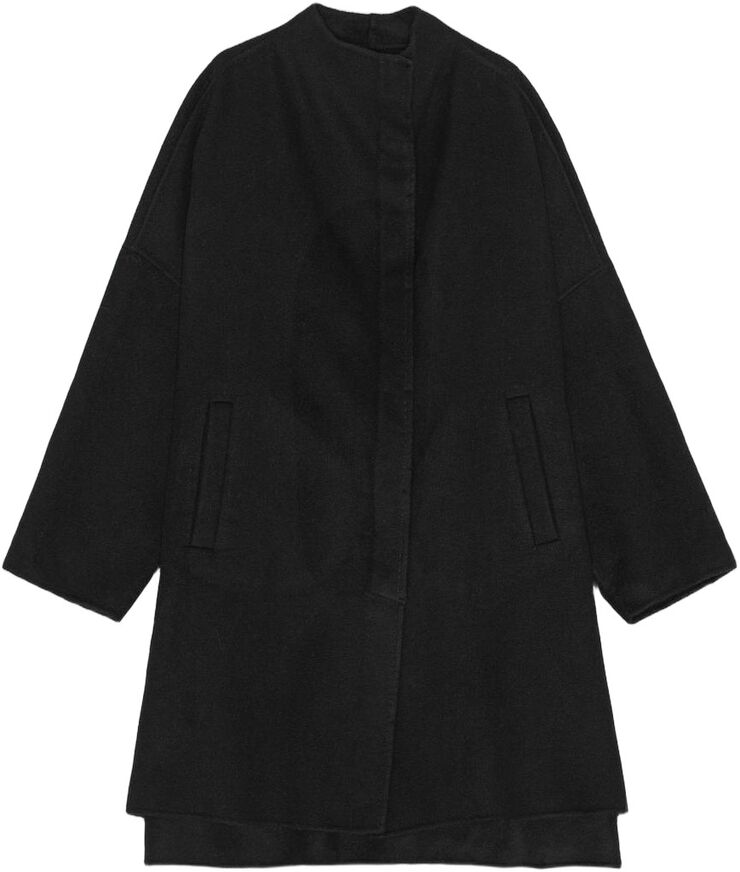 DRAPY WOOL COAT
