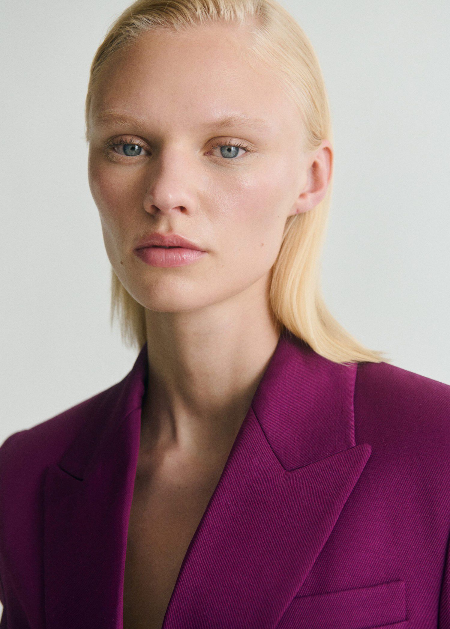 Double-breasted suit jacket