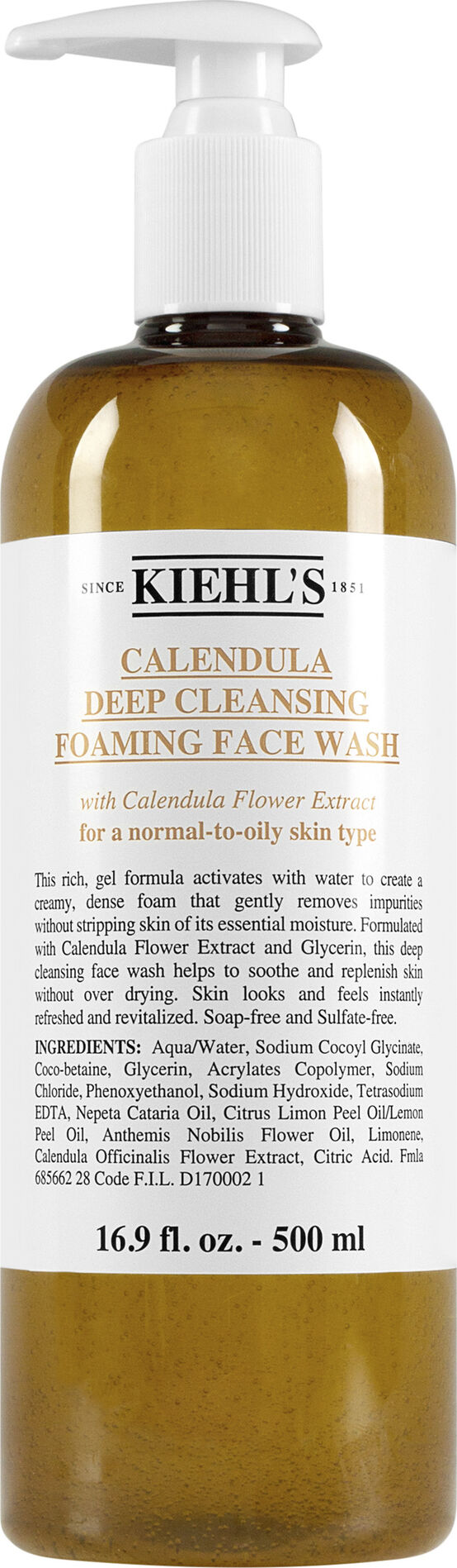 Kiehl's Calendula Foaming Wash 500ml