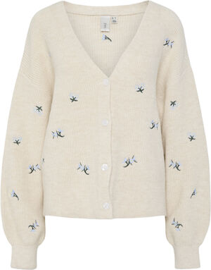 YASFLEUR LS KNIT CARDIGAN S. NOOS