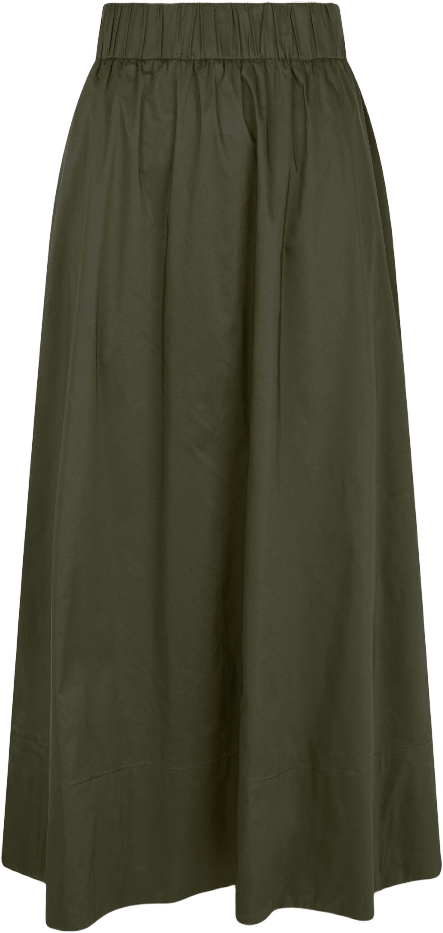 Yara Long Poplin Skirt