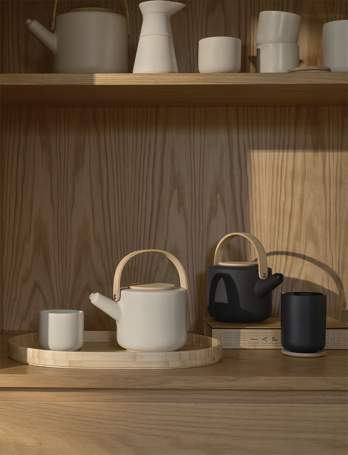 Theo serveringsbakke bamboo