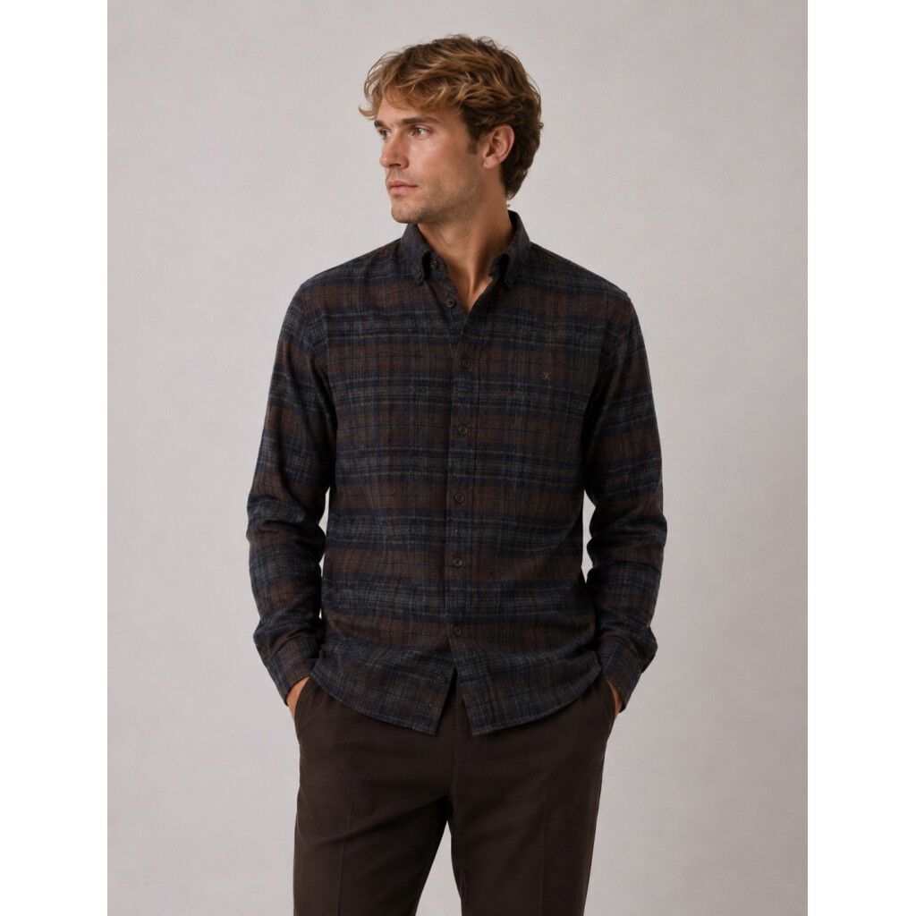 Eske checked flannel shirt