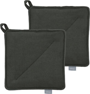 Grydelapper 20x20 2-pk Soft Kitchen Forest green