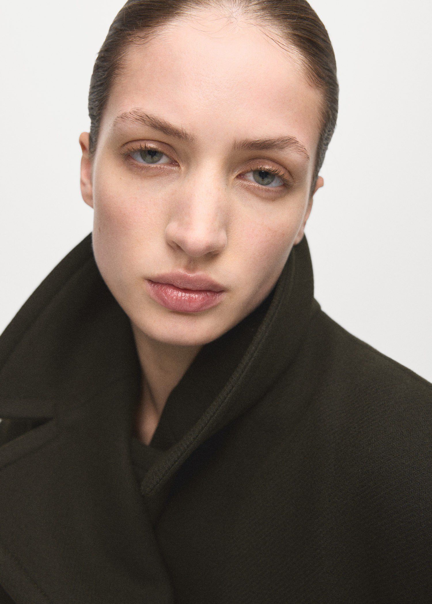 Manteco wool coat with belt