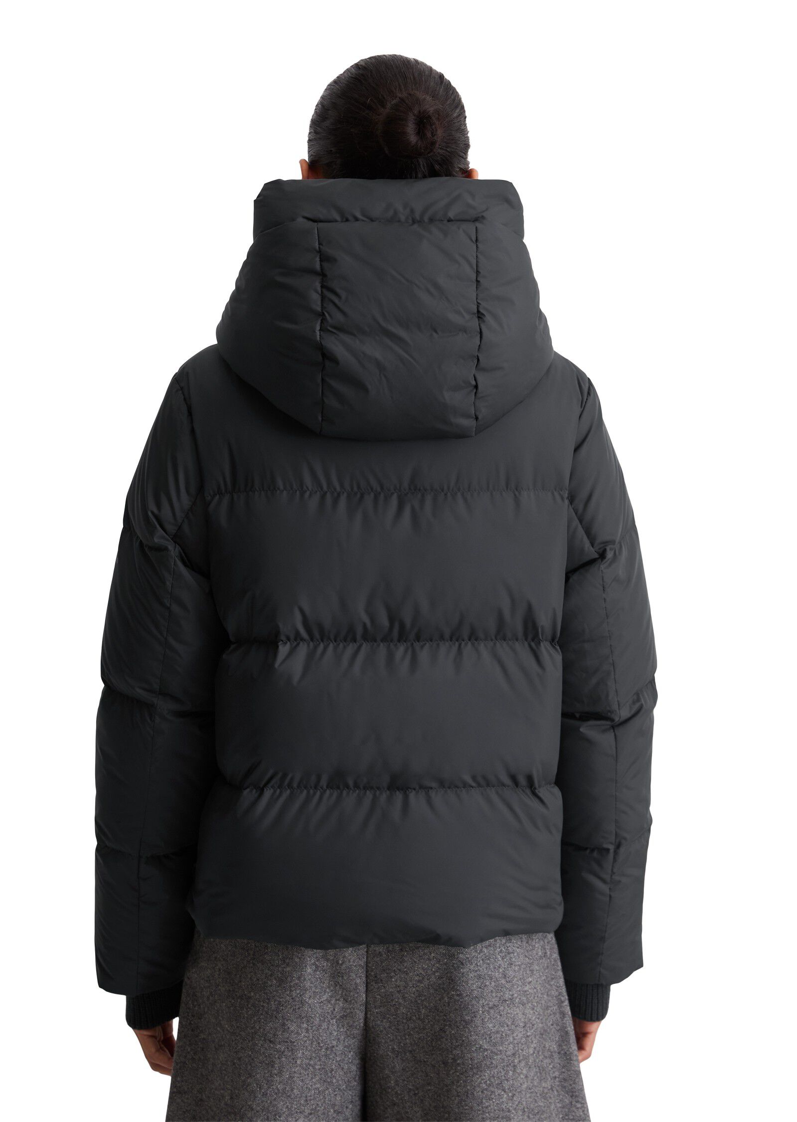 Jacket, with hood, down filled, sid