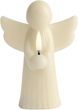 LED candle Angel, Vanilla, Smooth, 11x15,5 cm