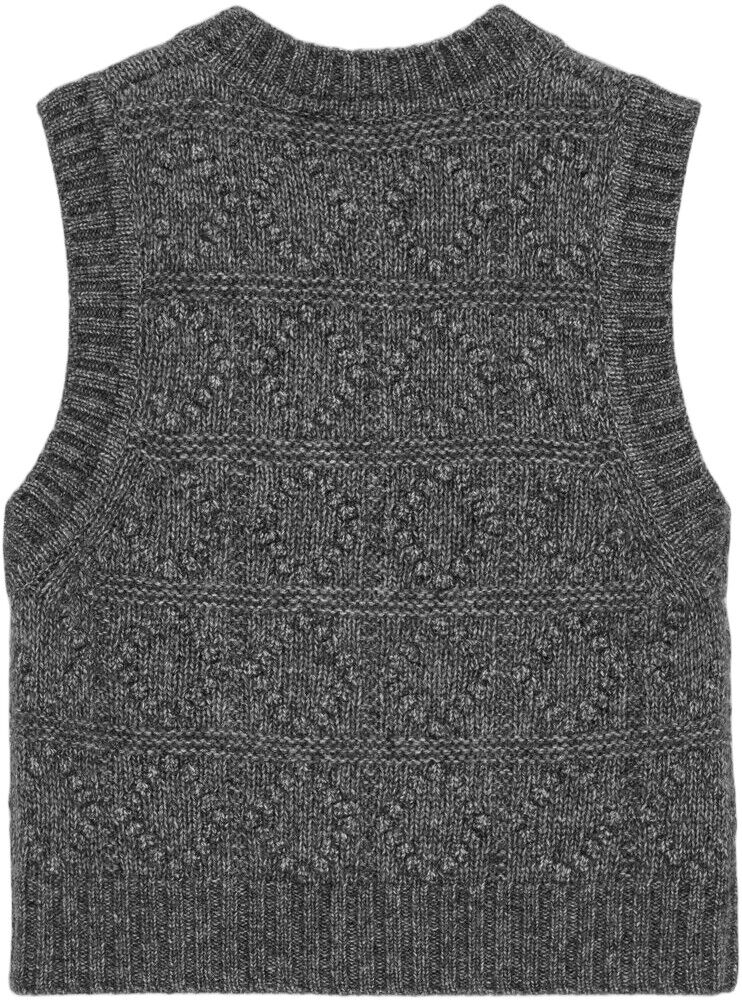 Wool Cotton Bubble Vest