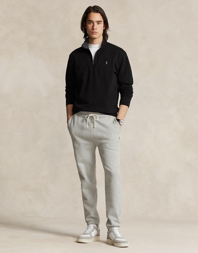 Luxury Jersey Quarter-Zip Pullover