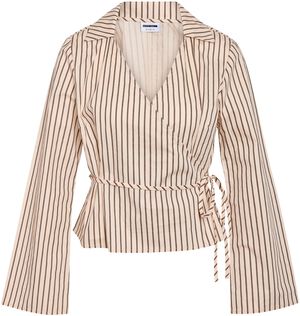 NMMETTE L/S WRAP TOP