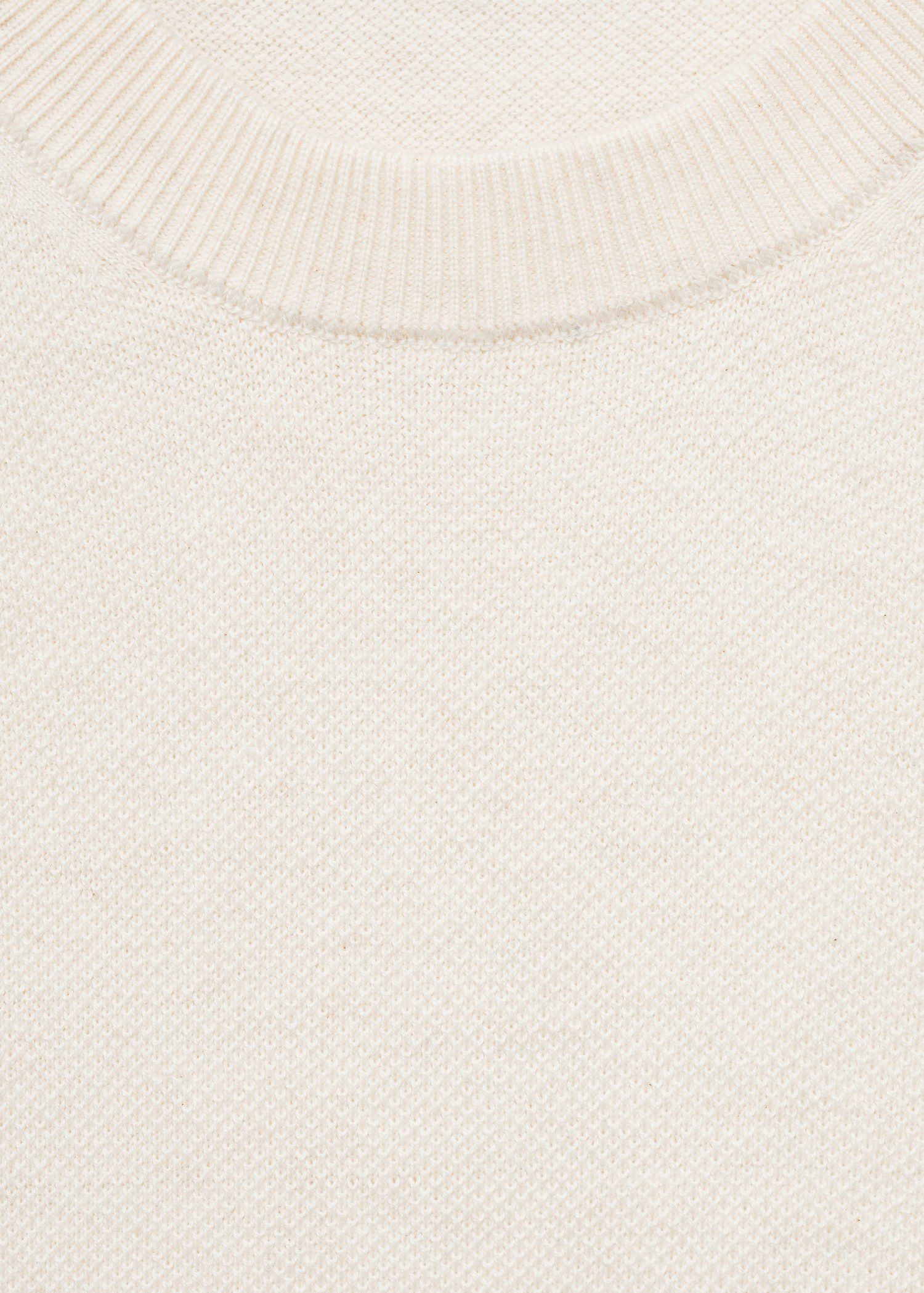 Cotton fine-knit t-shirt