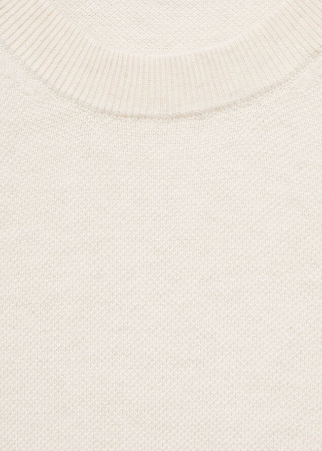 Cotton fine-knit t-shirt