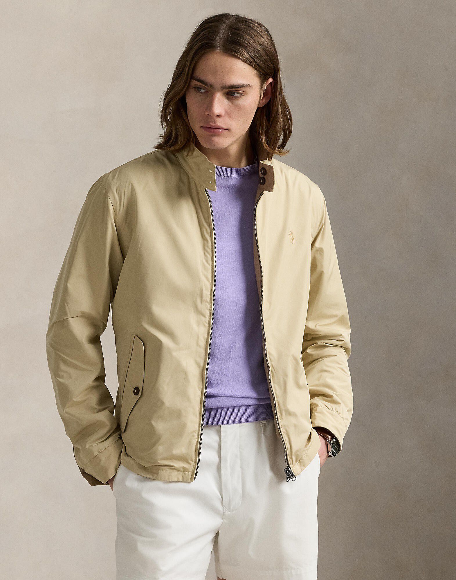 Reversable Linen Field Jacket