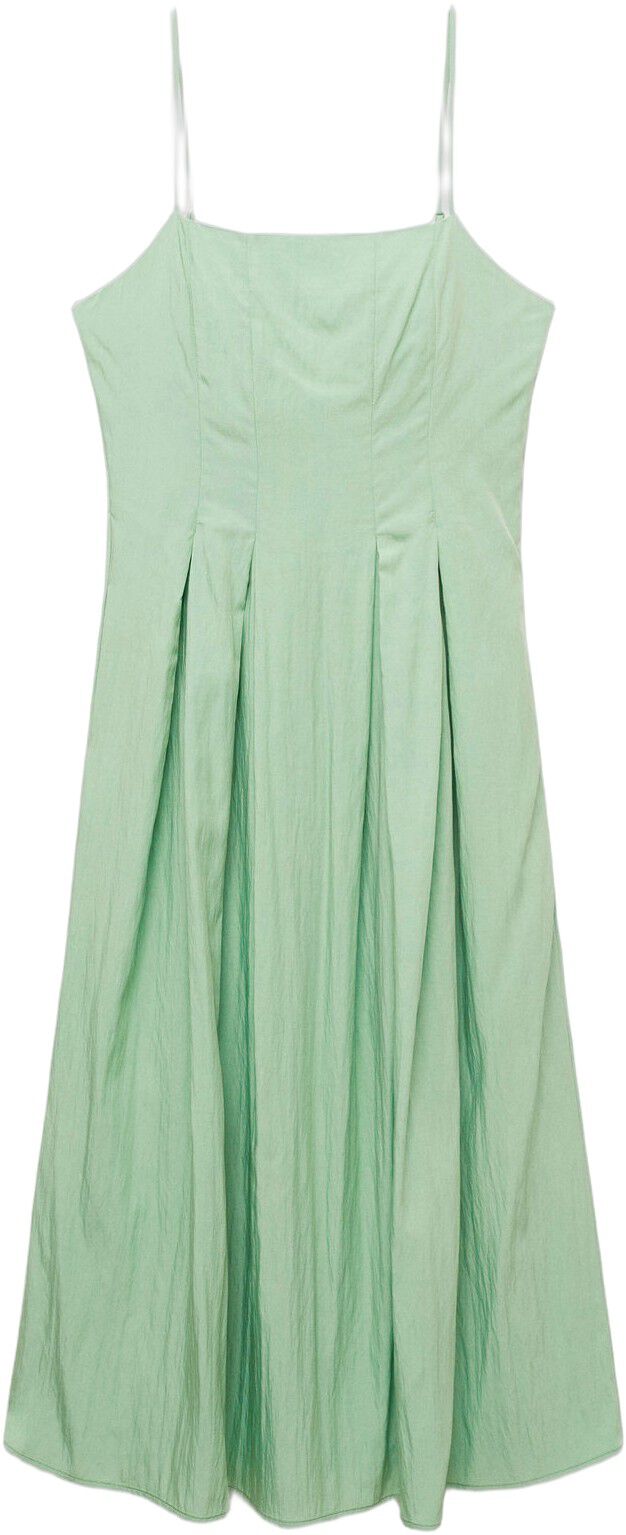 Midi-dress with pleats