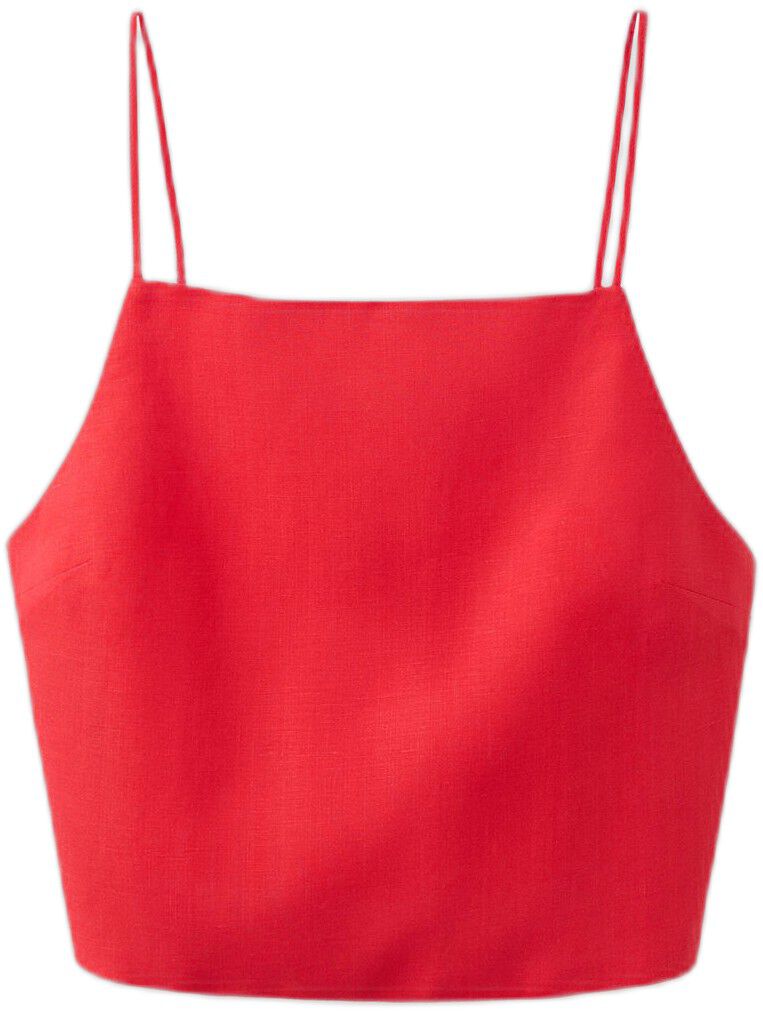 Linen crop top