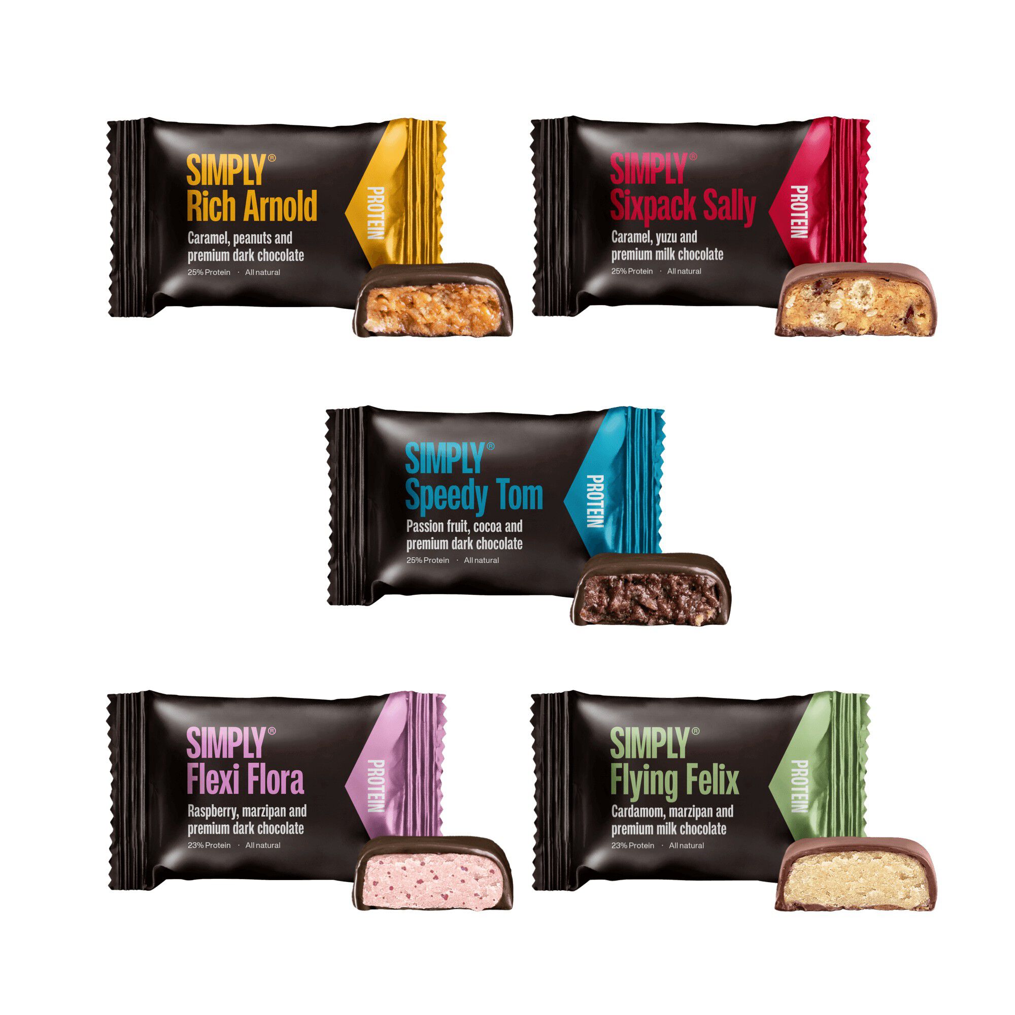 Simply&reg; PROTEIN EDITION p&aring;ske&aelig;g (225g)