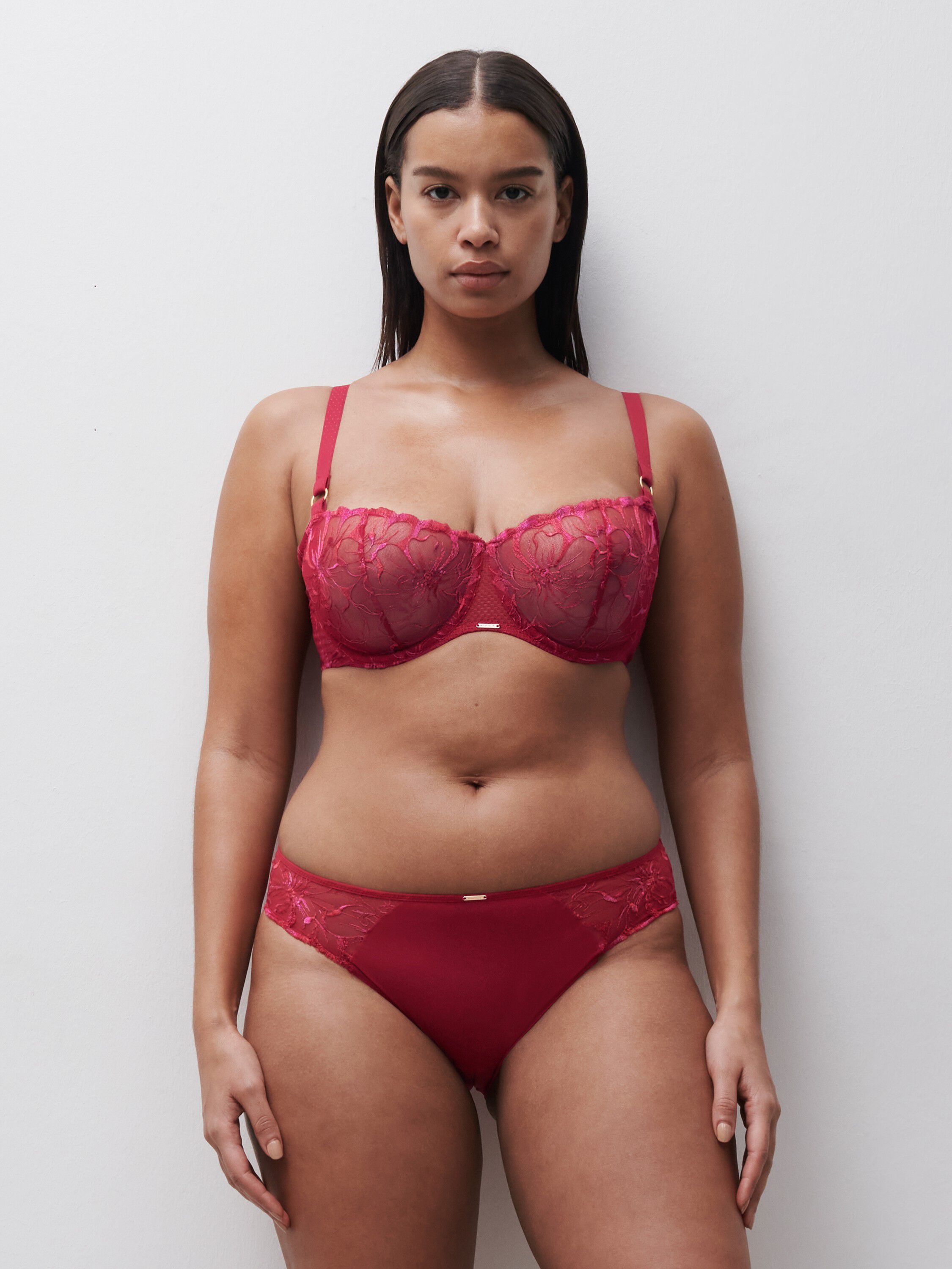 Fleurs Half-Cup Balcony Bra