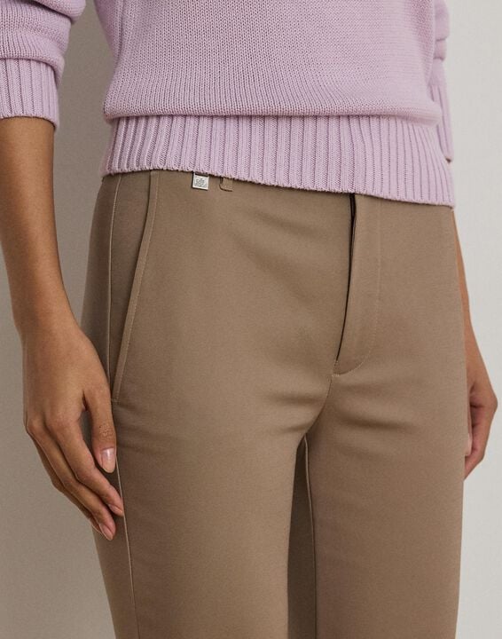 Double-Faced Stretch Cotton Pant