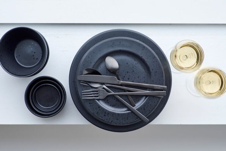 Bestik16dl mat sort Bitz