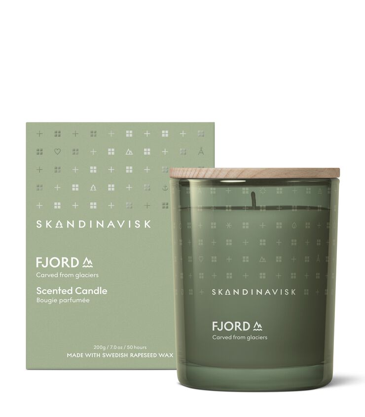FJORD Scented Candle w Lid 200g
