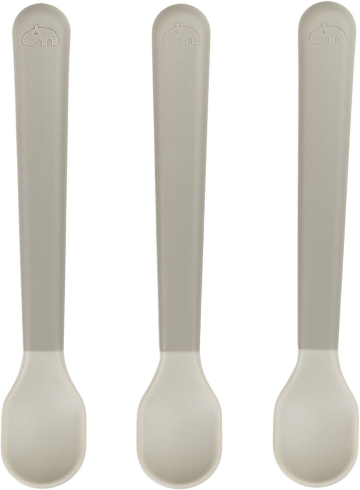 Foodie easy-grip babyske 3-pak Sand
