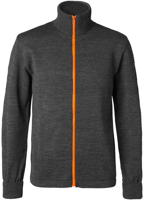 100% Wool Klemens Zip Kontrast