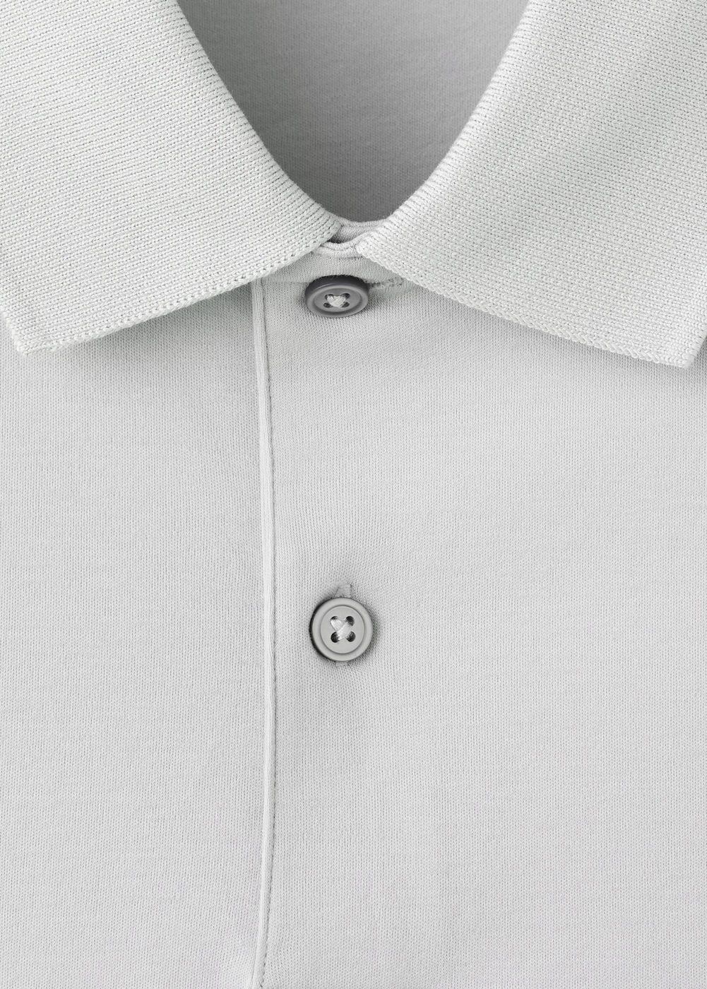 100% cotton fine-knit polo shirt