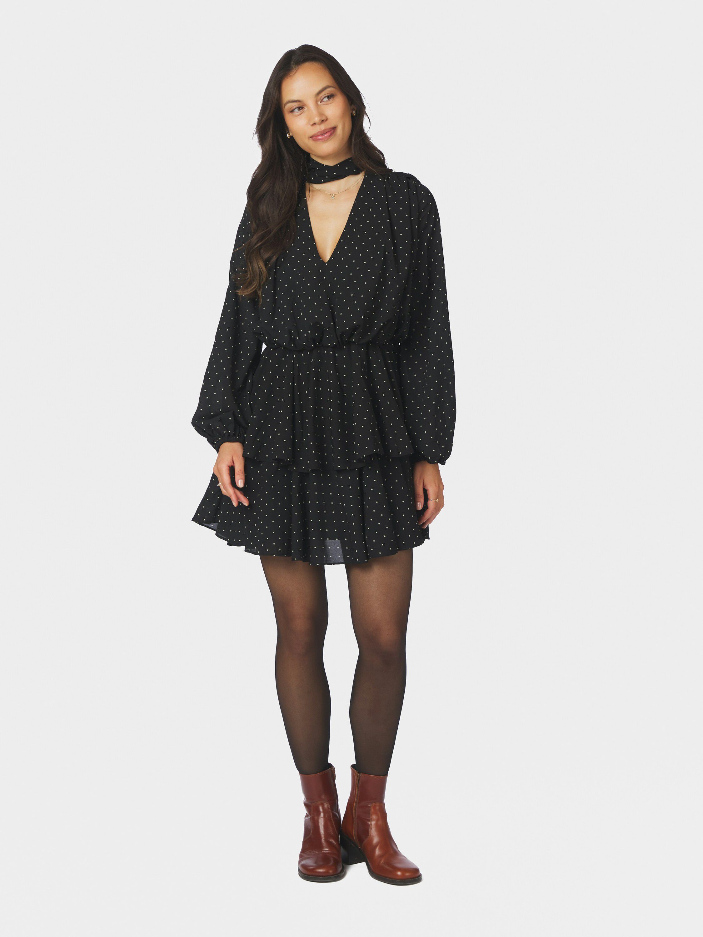 Nielle Dot Dress