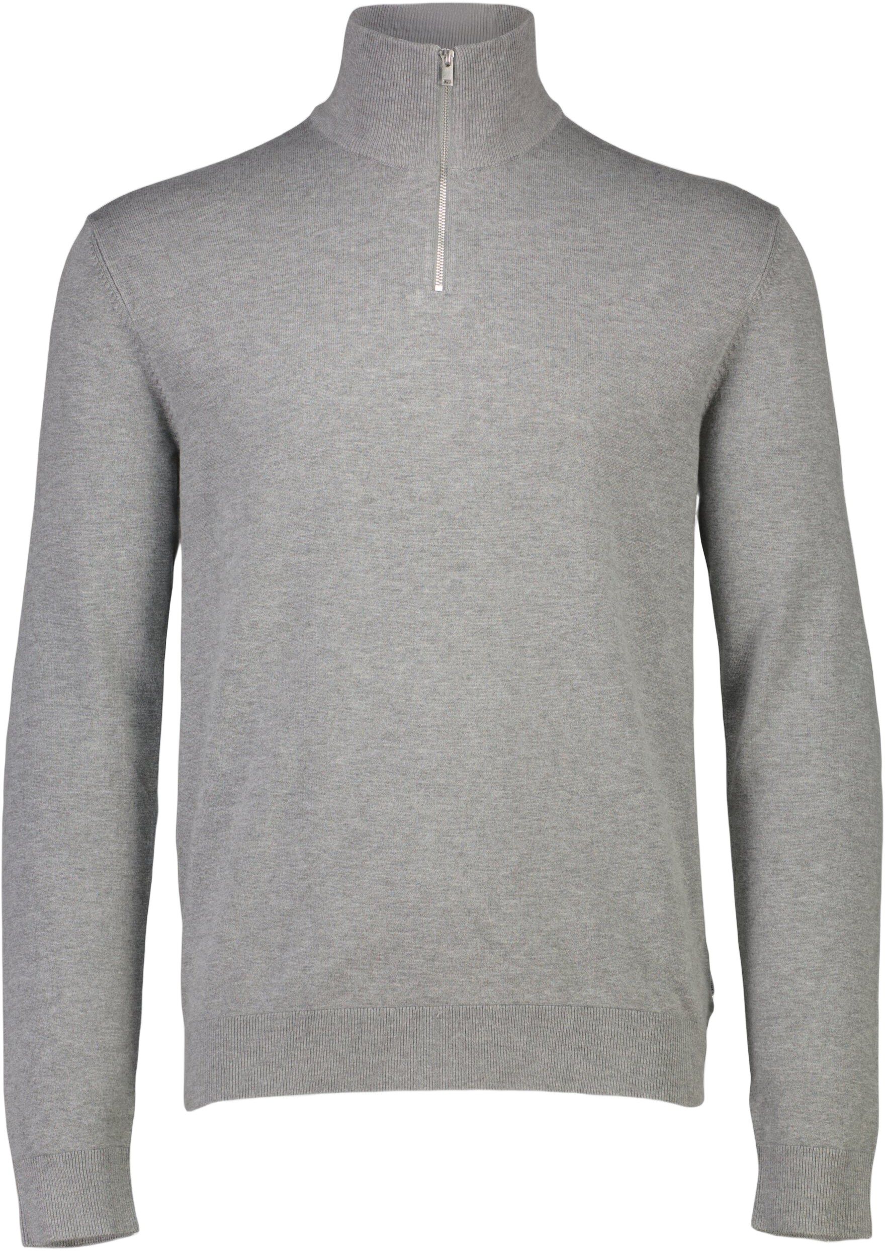 Ecovero half zip L/S knit