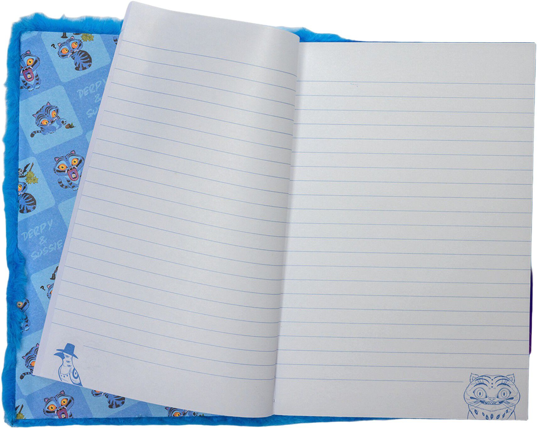 Kpop Demon Hunters Fuzzy notebook 10 pcs