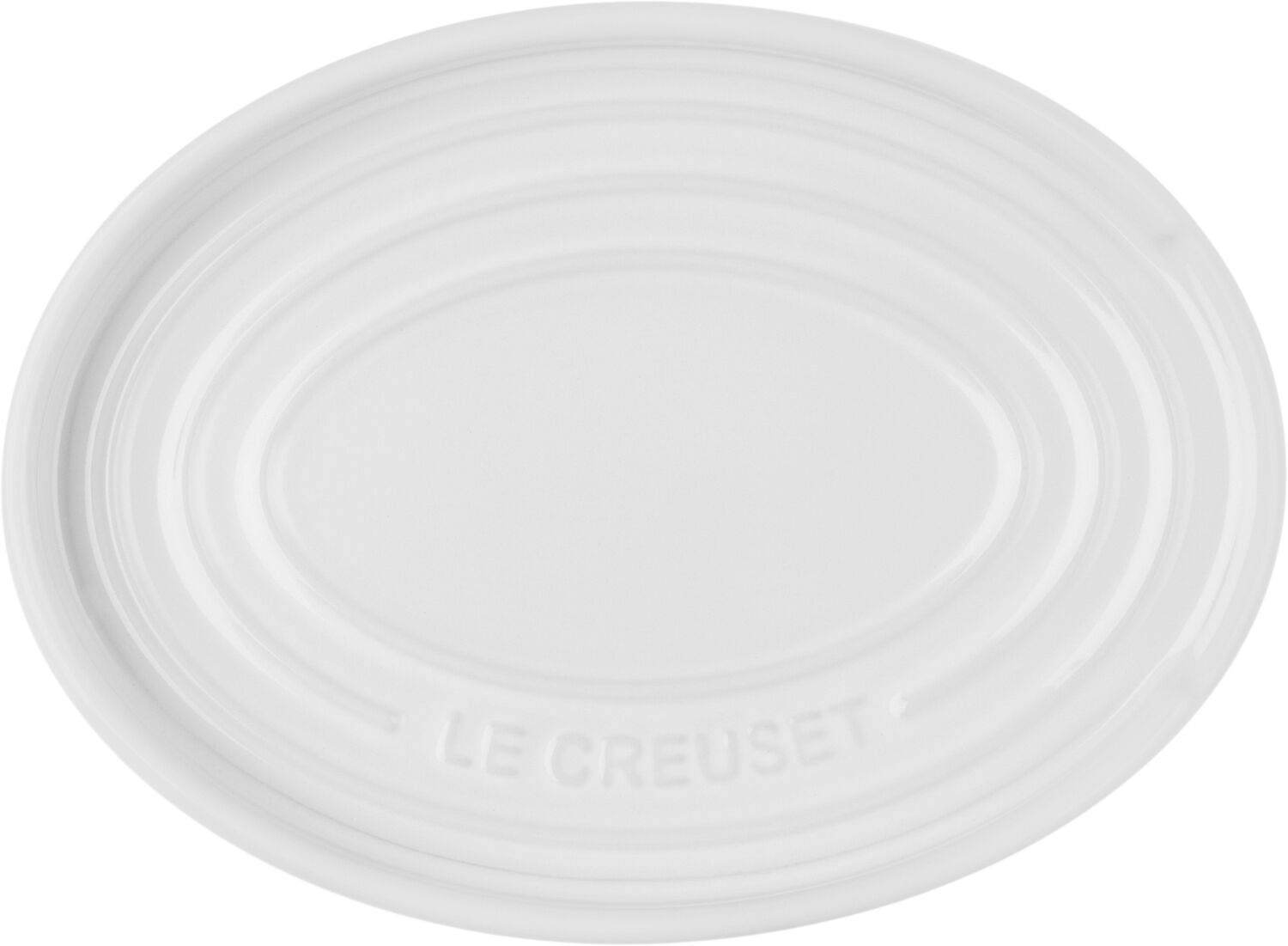 Oval grydeskeholder 15cm White