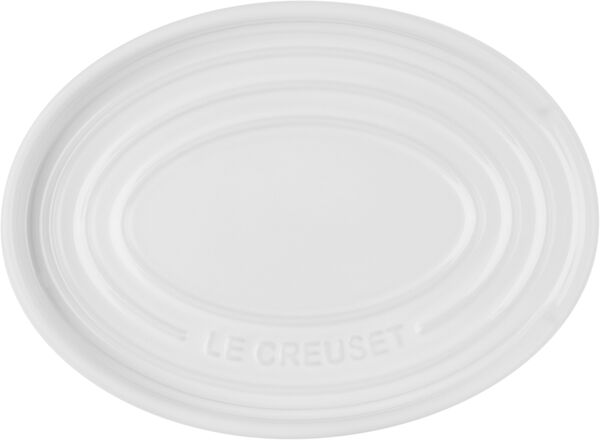 Oval grydeskeholder 15cm White