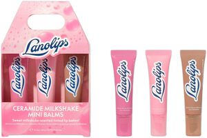 Mini-Baumes Milkshake aux c&eacute;ramides - Farvede l&aelig;bepomader med gourmand